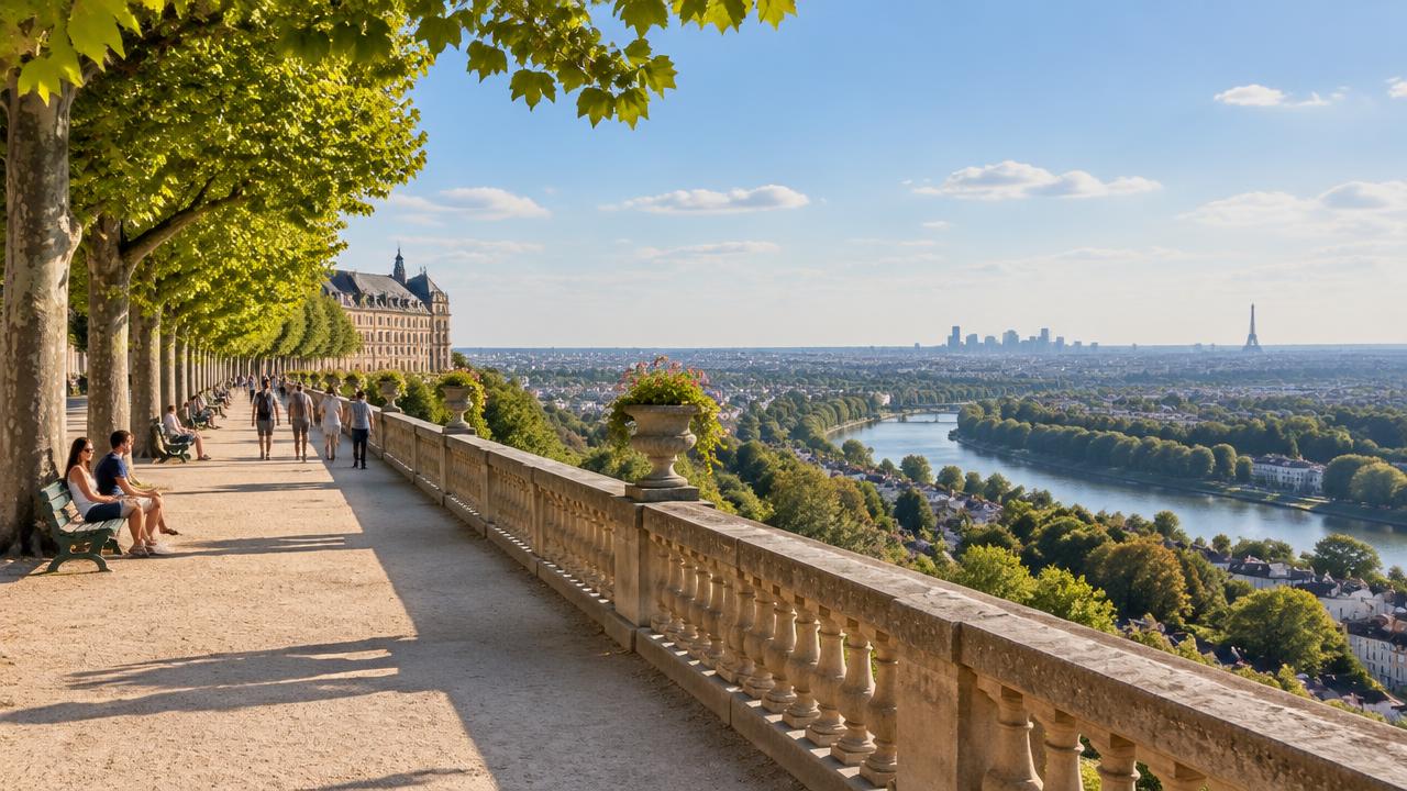 Vue d'ambiance du quartier de Saint-Germain-en-Laye